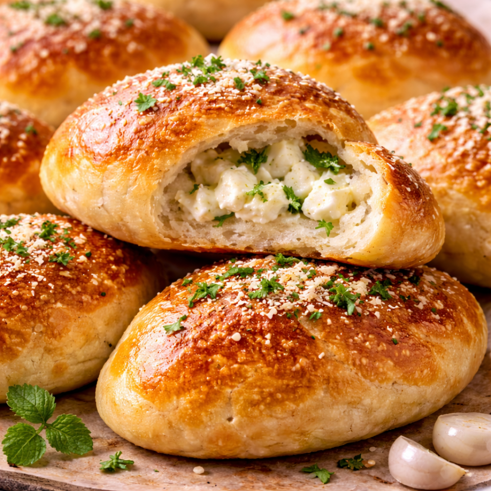 Garlic Parmesan Pogaca